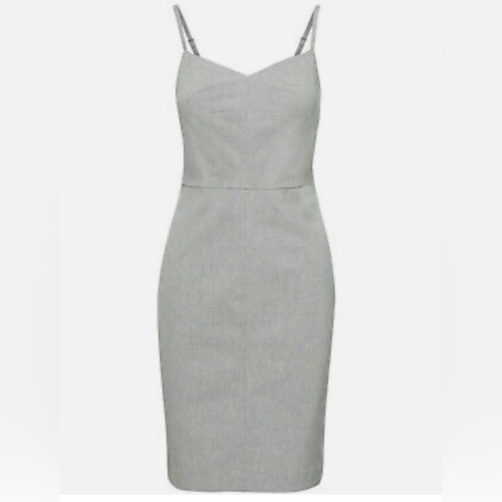 Banana Republic Gray Sheath Dress